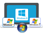 すべてのWindows操作システムに対応